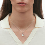 Georg Jensen Infinity Sterling Silver Pendant and Chain