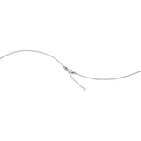 Georg Jensen Fusion 18ct White Gold Diamond Pendant and Chain