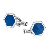 Montblanc Sartorial Stainless Steel Blue Agate Cufflinks