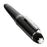 Montblanc Meisterstück 145 Classique Platinum Coated Black Precious Resin Fountain Pen