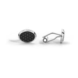 Montblanc Meisterstück Stainless Steel Black Lacquer Cufflinks