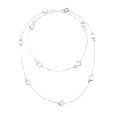 Georg Jensen Offspring Sterling Silver Sautoir Necklace