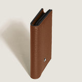 Montblanc Fauve Leather Four Credit Card Wallet