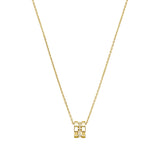 Chopard Ice Cube 18ct Yellow Gold Diamond Pendant and Chain