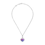 Chopard Happy Hearts 18ct White Gold Mother of Pearl and Diamond Pendant and Chain