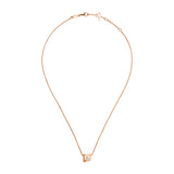 Chopard Happy Diamonds Happy Curves 18ct Rose Gold Diamond Pendant and Chain