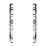 Chopard Ice Cube 18ct White Gold Diamond Hoop Earrings