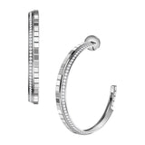 Chopard Ice Cube 18ct White Gold Diamond Hoop Earrings