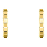 Chopard Ice Cube 18ct Yellow Gold Earrings