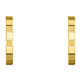 Chopard Ice Cube Mini 18ct Yellow Gold Earrings
