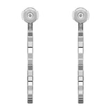 Chopard Ice Cube 18ct White Gold Hoop Earrings
