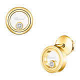 Chopard Happy Diamonds Icons 18ct Yellow Gold Circular Stud