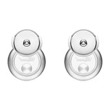 Chopard Happy Diamonds Icons 18ct White Gold Circular Stud Earrings