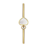 Chopard Happy Hearts 18ct Yellow Gold Mother of Pearl and Diamond Bangle