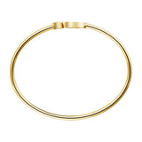 Chopard Happy Hearts 18ct Yellow Gold Mother of Pearl and Diamond Bangle