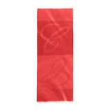 Chopard Signature Coral Silk and Cashmere Stole