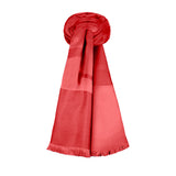 Chopard Signature Coral Silk and Cashmere Stole