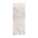 Chopard Signature White Silk and Cashmere Stole