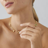 Marco Bicego Jaipur 18ct Yellow Gold Peridot and Diamond Ring