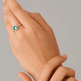 Marco Bicego Jaipur 18ct Yellow Gold Topaz and Diamond Ring