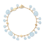 Marco Bicego Paradise 18ct Yellow Gold Aquamarine Bracelet
