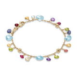 Marco Bicego Paradise 18ct Yellow Gold Mixed Gemstone Bracelet