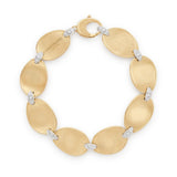 Marco Bicego Lunaria Diamonds 18ct Yellow Gold Diamond Bracelet