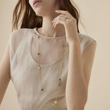 Marco Bicego Jaipur 18ct Yellow Gold Mixed Gemstone Necklace