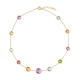 Marco Bicego Jaipur 18ct Yellow Gold Mixed Gemstone Necklace