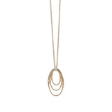 Marco Bicego Marrakech Onde 18ct Yellow and White Gold Diamond Pendant and Chain