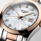 Longines Conquest Classic Steel and Rose Gold PVD