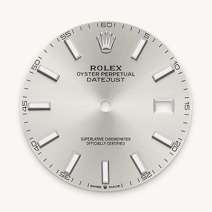 Silver dial