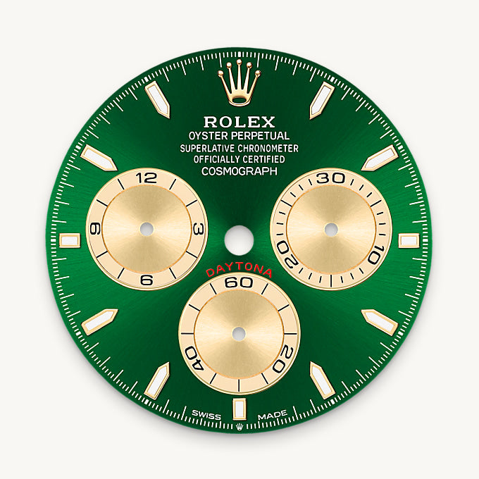 Bright green dial