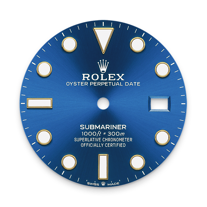 Royal blue dial