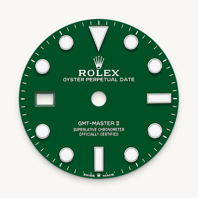 Green ceramic dial