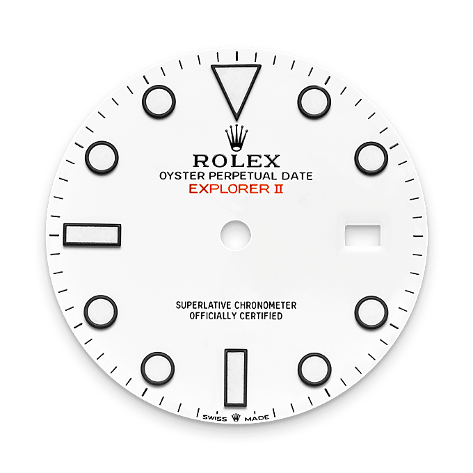 White dial