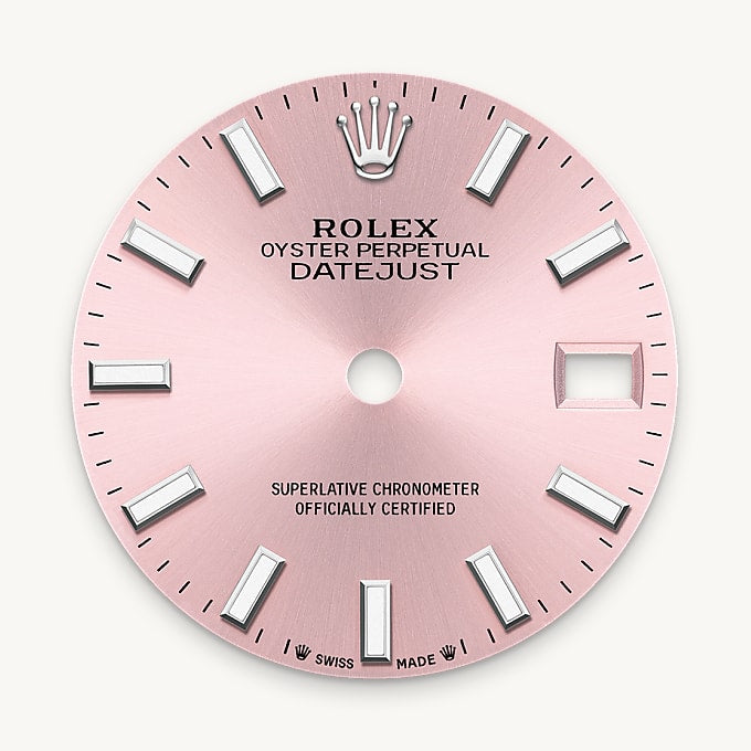 Pink dial