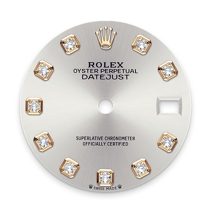 Silver dial