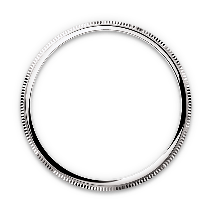 Domed and fluted bezel