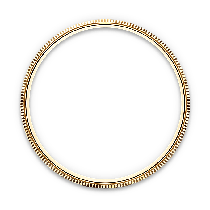 Domed and fluted bezel