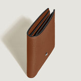 Montblanc Grain Brown Leather Eight Credit Card Wallet
