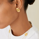 Marco Bicego Lunaria 18ct Yellow Gold Stud Earrings