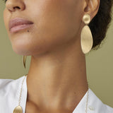 Marco Bicego Lunaria 18ct Yellow Gold Drop Earrings