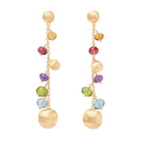 Marco Bicego Africa 18ct Yellow Gold Mixed Gemstone Drop Earrings