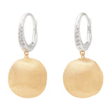 Marco Bicego Africa 18ct Yellow and White Gold Diamond Drop Earrings