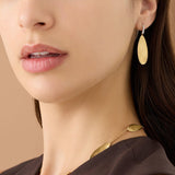 Marco Bicego Lunaria Twist 18ct Yellow and White Gold Diamond Drop Earrings