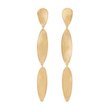 Marco Bicego Lunaria Twist 18ct Yellow Gold Drop Earrings