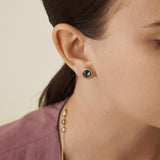 Marco Bicego Jaipur 18ct Yellow Gold London Blue Topaz Stud Earrings