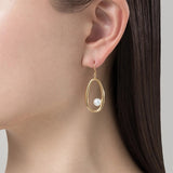 Mikimoto Moon Dew 18ct Yellow Gold Akoya Cultured Pearl Drop Earrings