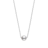 Mikimoto Pearls In Motion 18ct White Gold Akoya Cultured Pearl Pendant and Chain